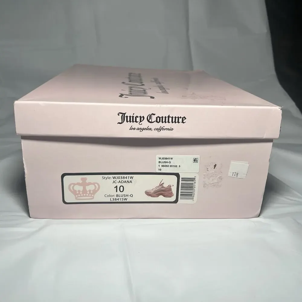 JUICY COUTURE Women's Adana Sneakers WJ03841W Color Blush-Q Size 10 Very Clean! - Picture 10 of 10